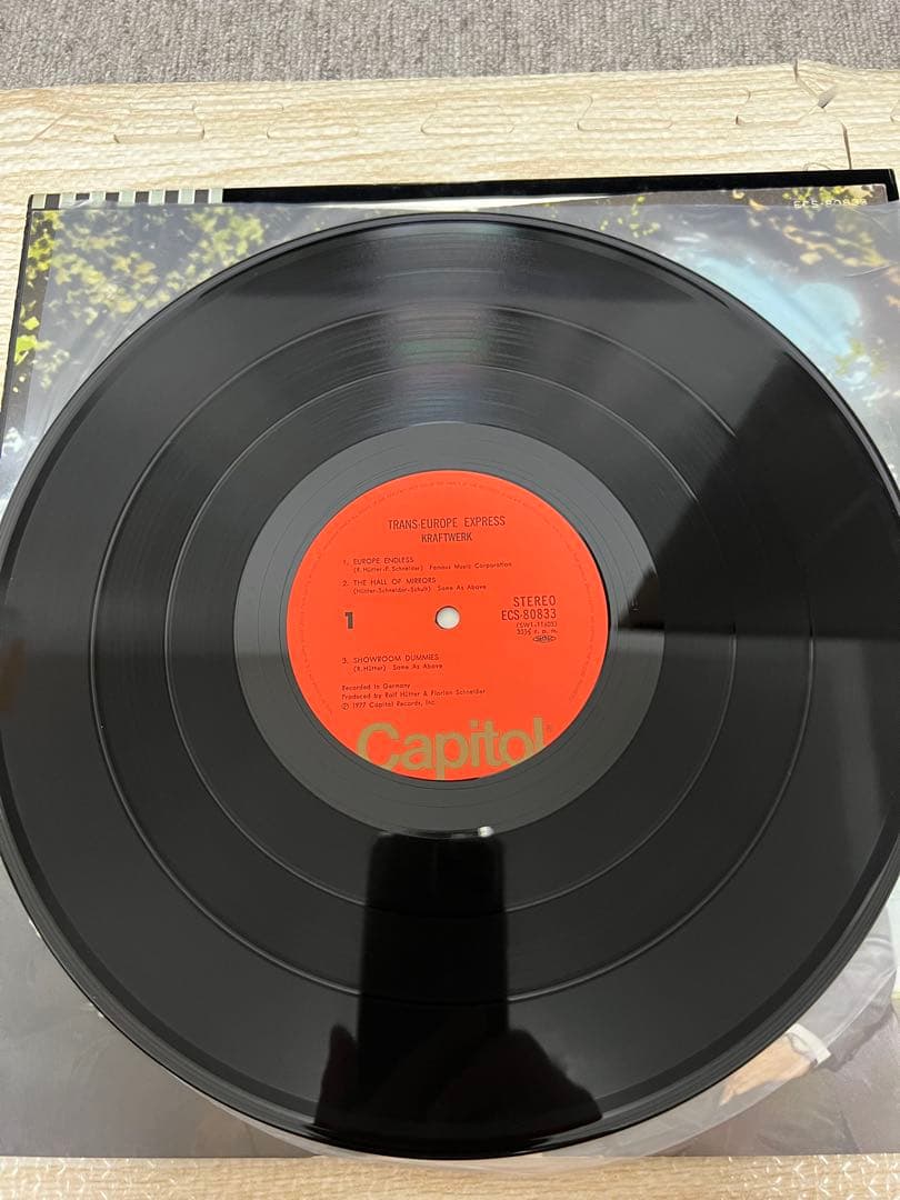 Kraftwerk - Trans-Europe Express LP Japan ECS-80833 w/ Obi Electronic Synth