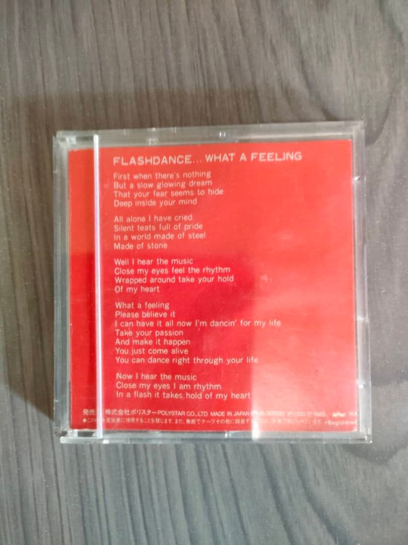 Flashdance Original Soundtrack CD Japan Press P10X-30002 1983
