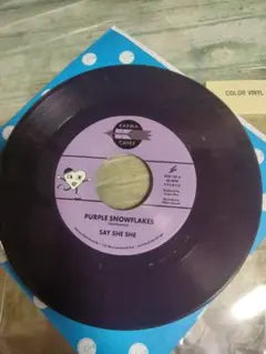 Say She She - Purple Snowflakes / This Wintertime 7" Vinyl Color Record