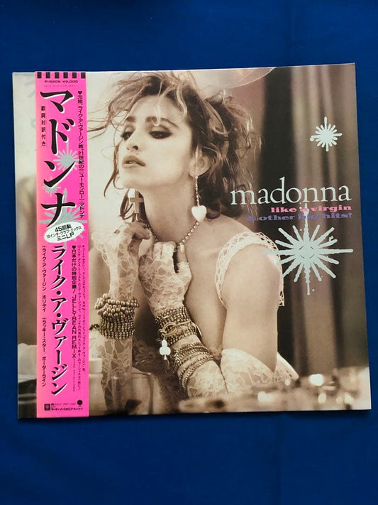 Madonna Like A Virgin & Other Big Hits Japan LP Vinyl P-6206 With Obi