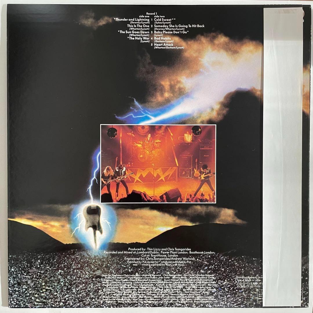 Thin Lizzy Thunder And Lightning 1983 Japan Original Vinyl LP 25PP-83 Hard Rock