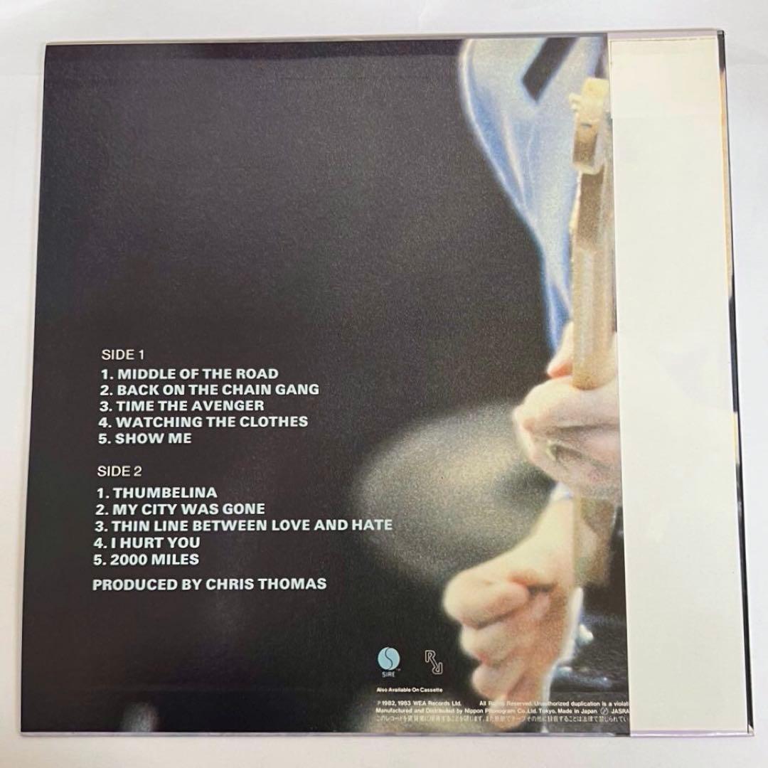 THE PRETENDERS Learning To Crawl Vinyl LP Japan Pressing With Obi Liner Notes
