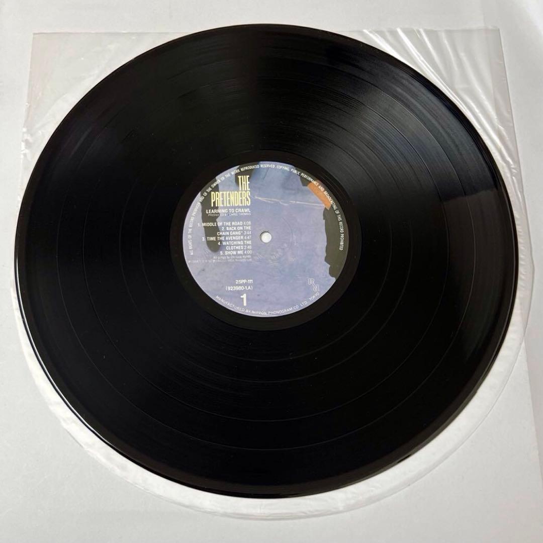 THE PRETENDERS Learning To Crawl Vinyl LP Japan Pressing With Obi Liner Notes