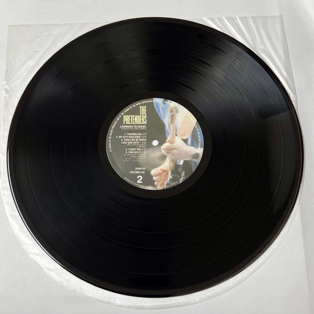 THE PRETENDERS Learning To Crawl Vinyl LP Japan Pressing With Obi Liner Notes