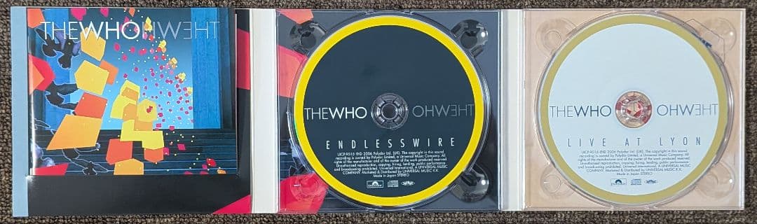 The Who - Endless Wire 2CD Japan Press, Limited Edition, Digipak with OBI, 2006