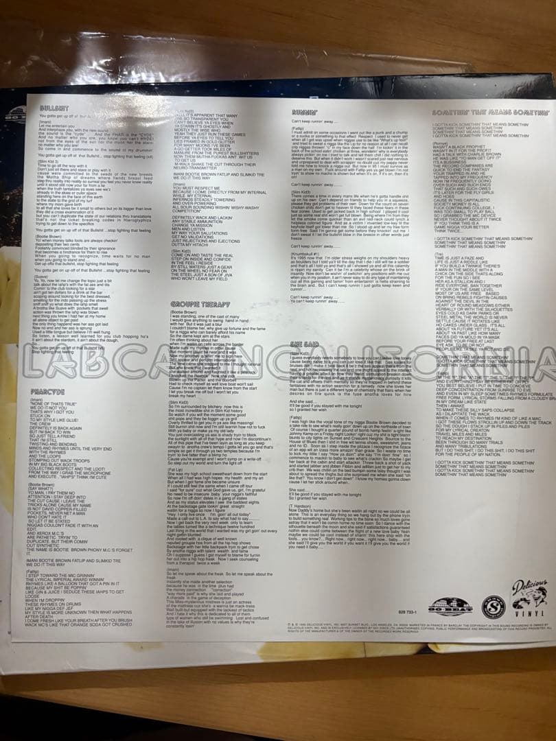 The Pharcyde - Labcabincalifornia 2LP Vinyl Record 1995 Hip Hop Delicious Vinyl