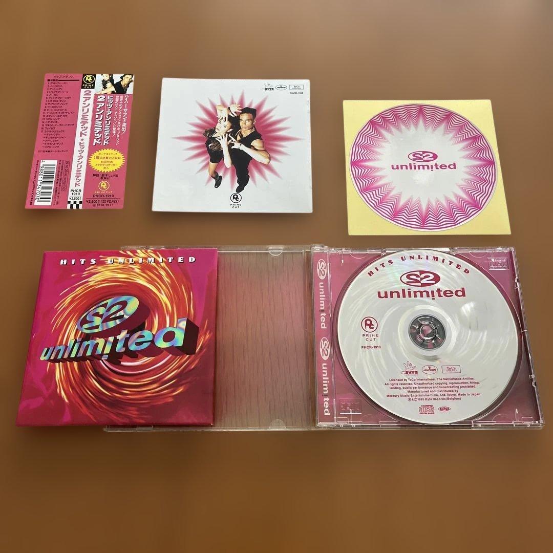 2 Unlimited Hits Unlimited CD Japan Press with OBI 1995 PHCR-1910 Greatest Hits