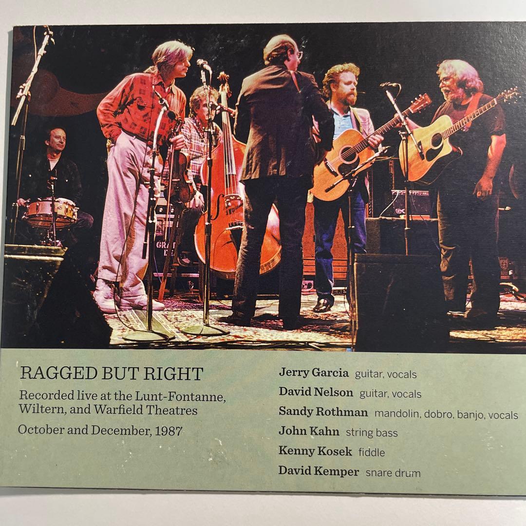 Jerry Garcia Acoustic Band - Ragged But Right CD 2010 Japan Press Live Folk