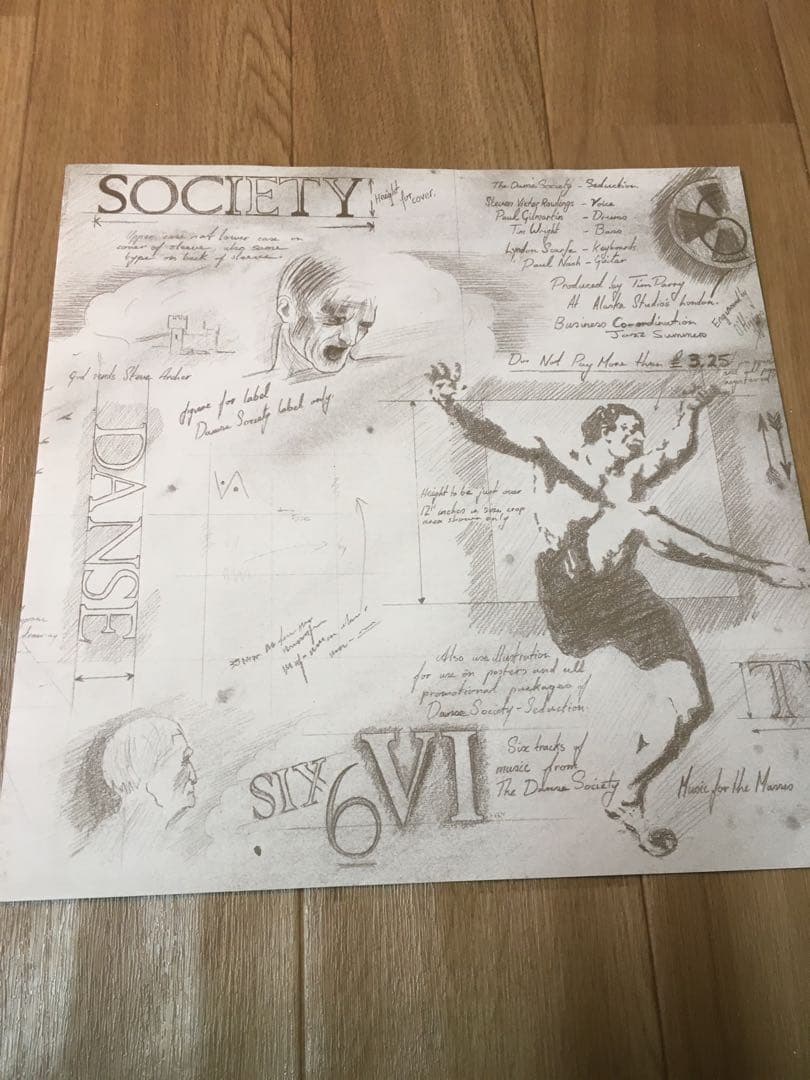 THE DANSE SOCIETY Seduction +1 Japan Vinyl LP w/ Obi Post-Punk Goth Rock