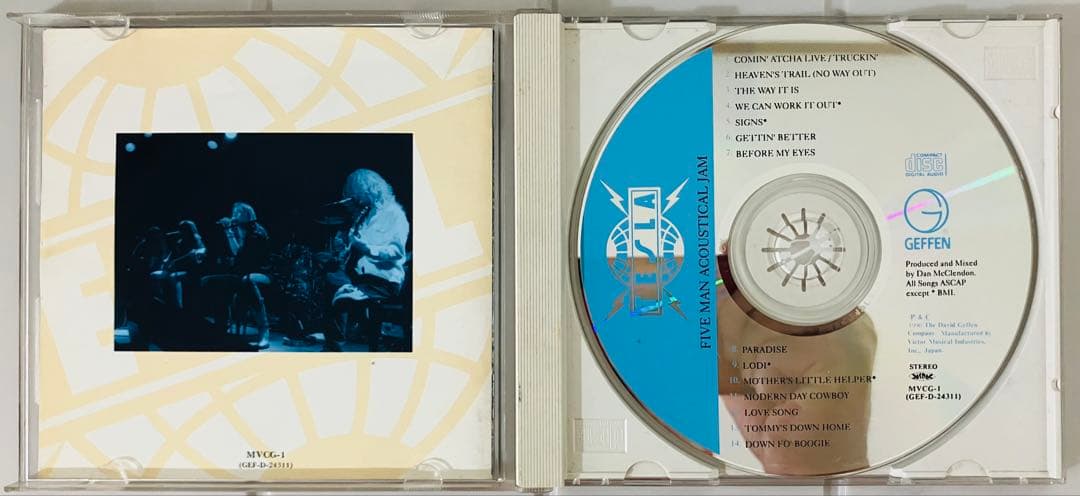 Tesla - Five Man Acoustical Jam CD Japan Press 1991 Import Hard Rock