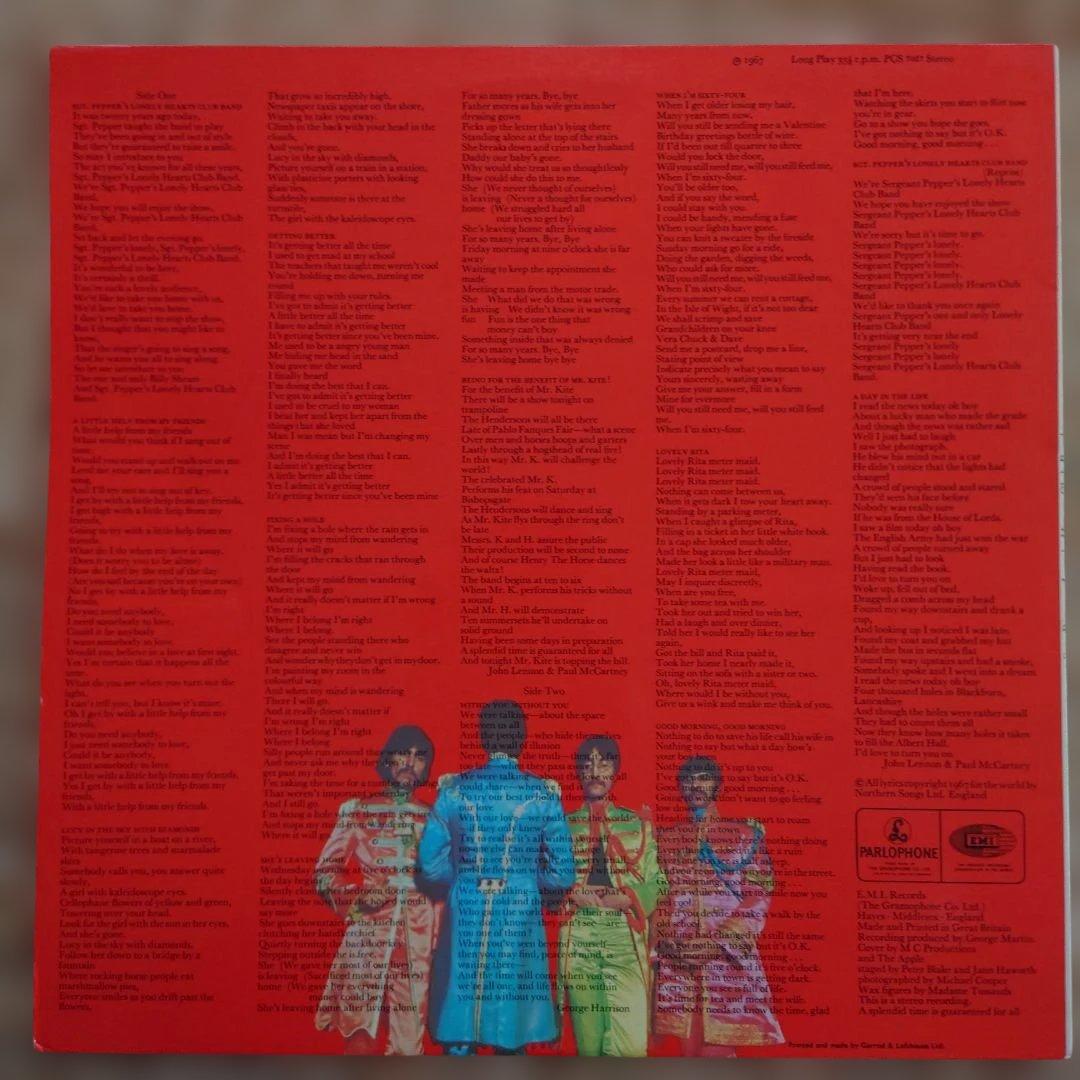 UK Beatles Sgt. Pepper's Lonely Hearts Club 1967 3rd Stereo Vinyl Record, Near M | Japansoundstore