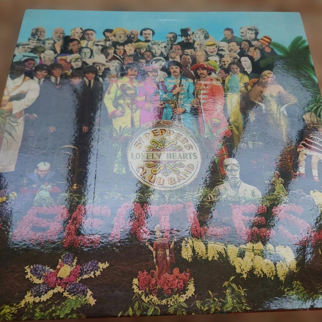 UK Beatles Sgt. Pepper's Lonely Hearts Club 1967 3rd Stereo Vinyl Record, Near M | Japansoundstore