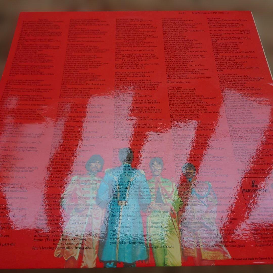 UK Beatles Sgt. Pepper's Lonely Hearts Club 1967 3rd Stereo Vinyl Record, Near M | Japansoundstore
