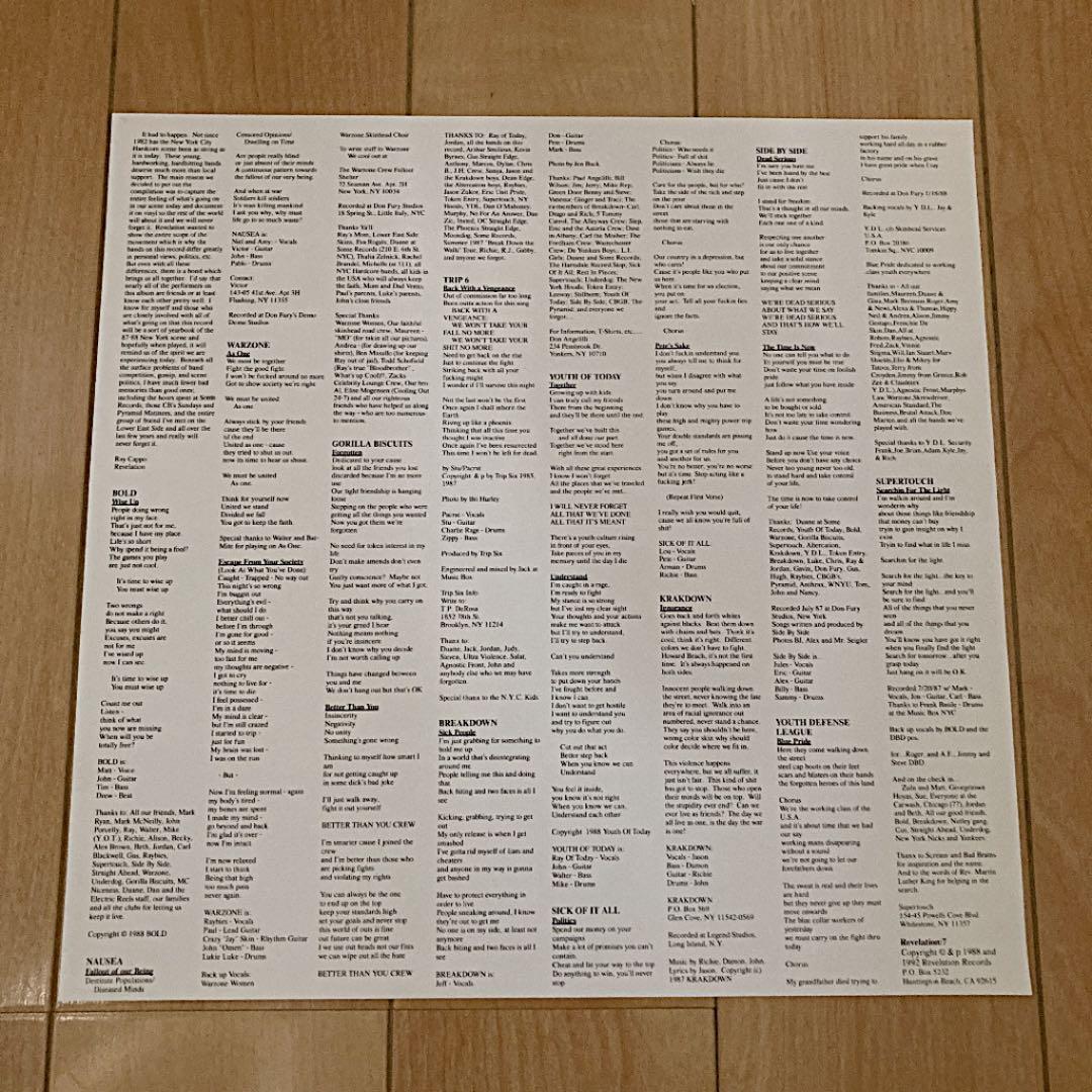 Various - New York City Hardcore: The Way It Is (1988 Compilation) Vinyl LP