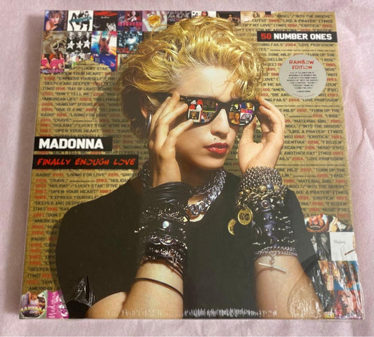 Madonna Finally Enough Love: 50 Number Ones Rainbow Edition 6LP Vinyl Box Set