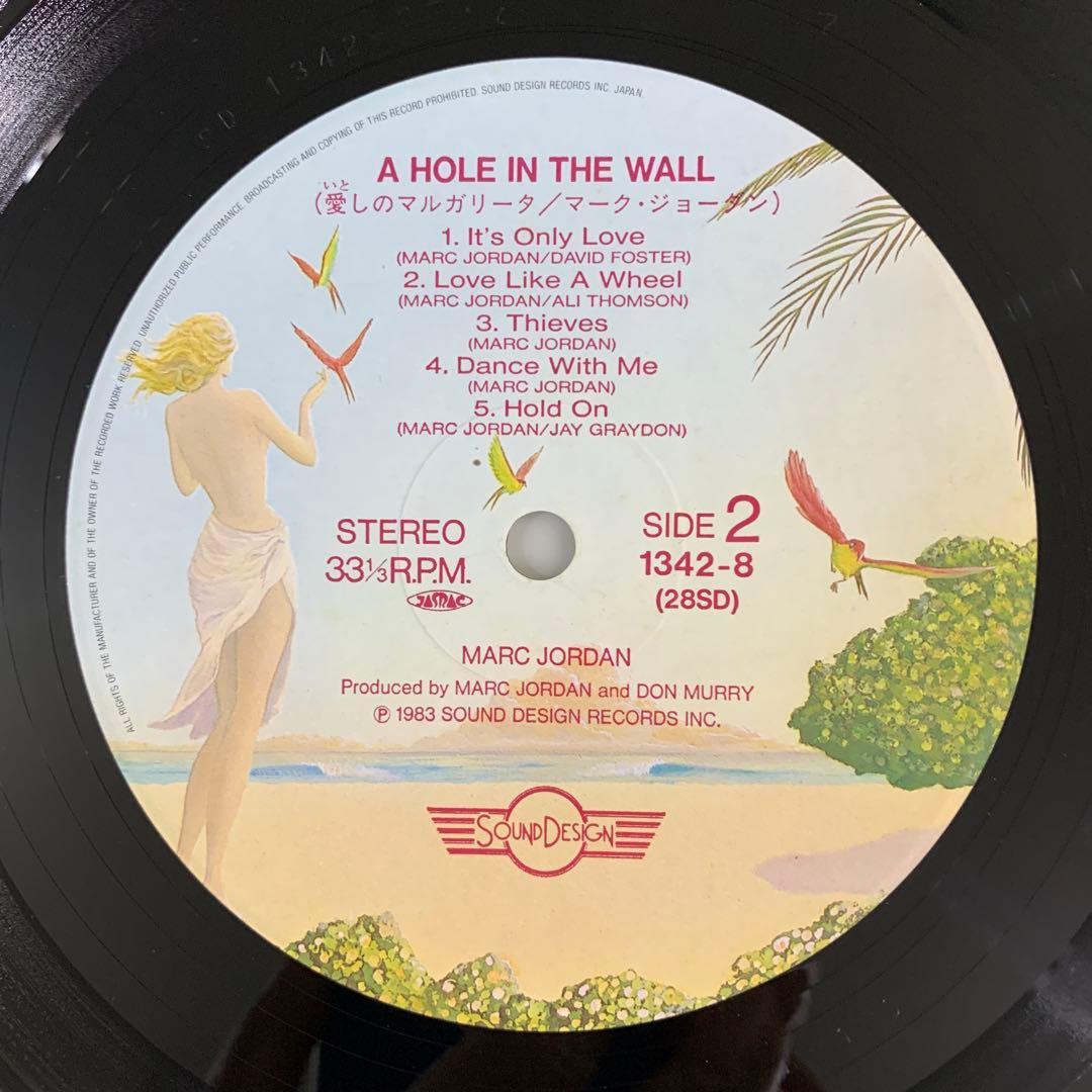 Marc Jordan - A Hole In The Wall LP Japan 1983 AOR Vinyl with Obi