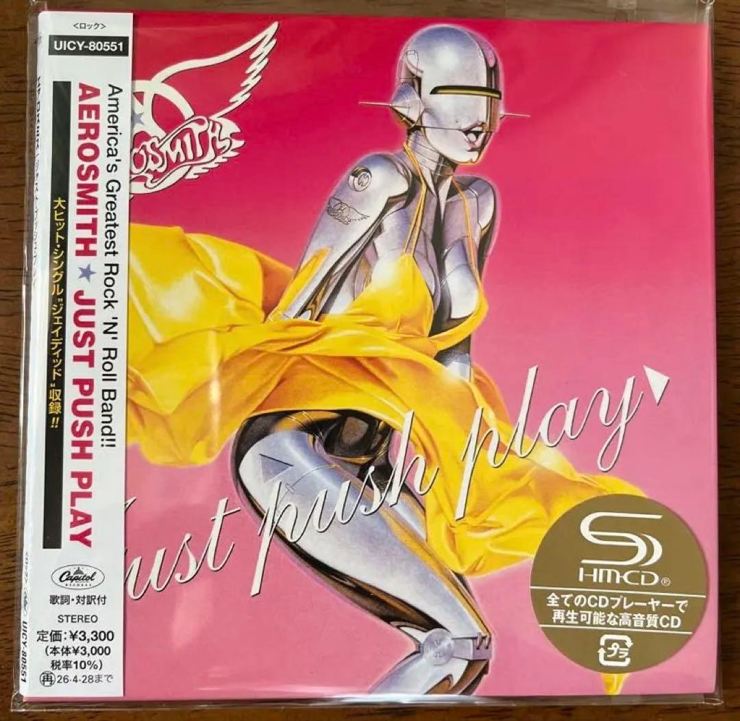 Aerosmith Just Push Play CD Japan Paper Sleeve  Used | Japansoundstore