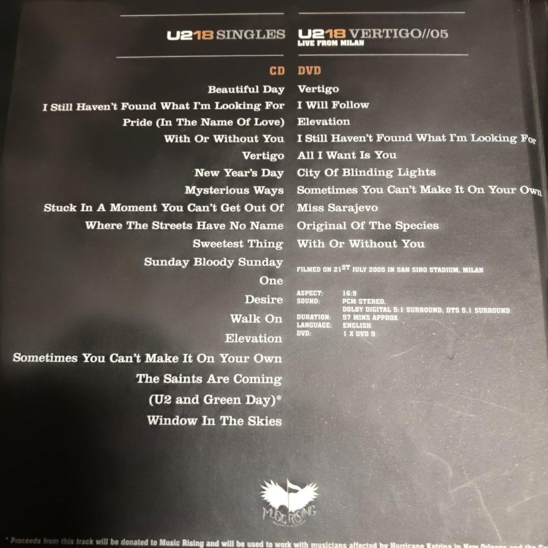U2 - 18 Singles CD+DVD Japan Press Limited Edition 2006 Best Of Compilation