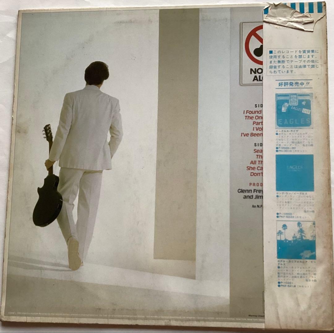 Glenn Frey - No Fun Aloud LP Japan Vinyl Record With Obi Strip