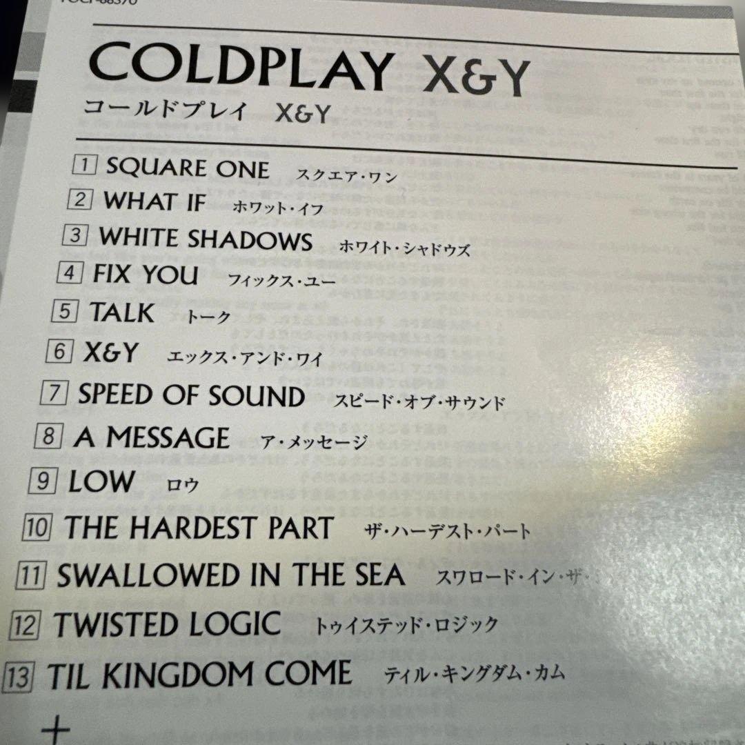 Coldplay X&Y CD Japan Press with OBI 2005 Limited Edition Bonus Tracks J-Rock