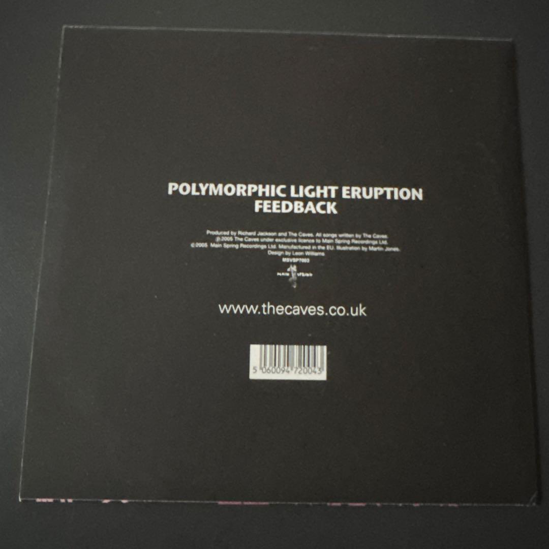 The Caves - Polymorphic Light Eruption 7" Vinyl Single UK Indie Rock