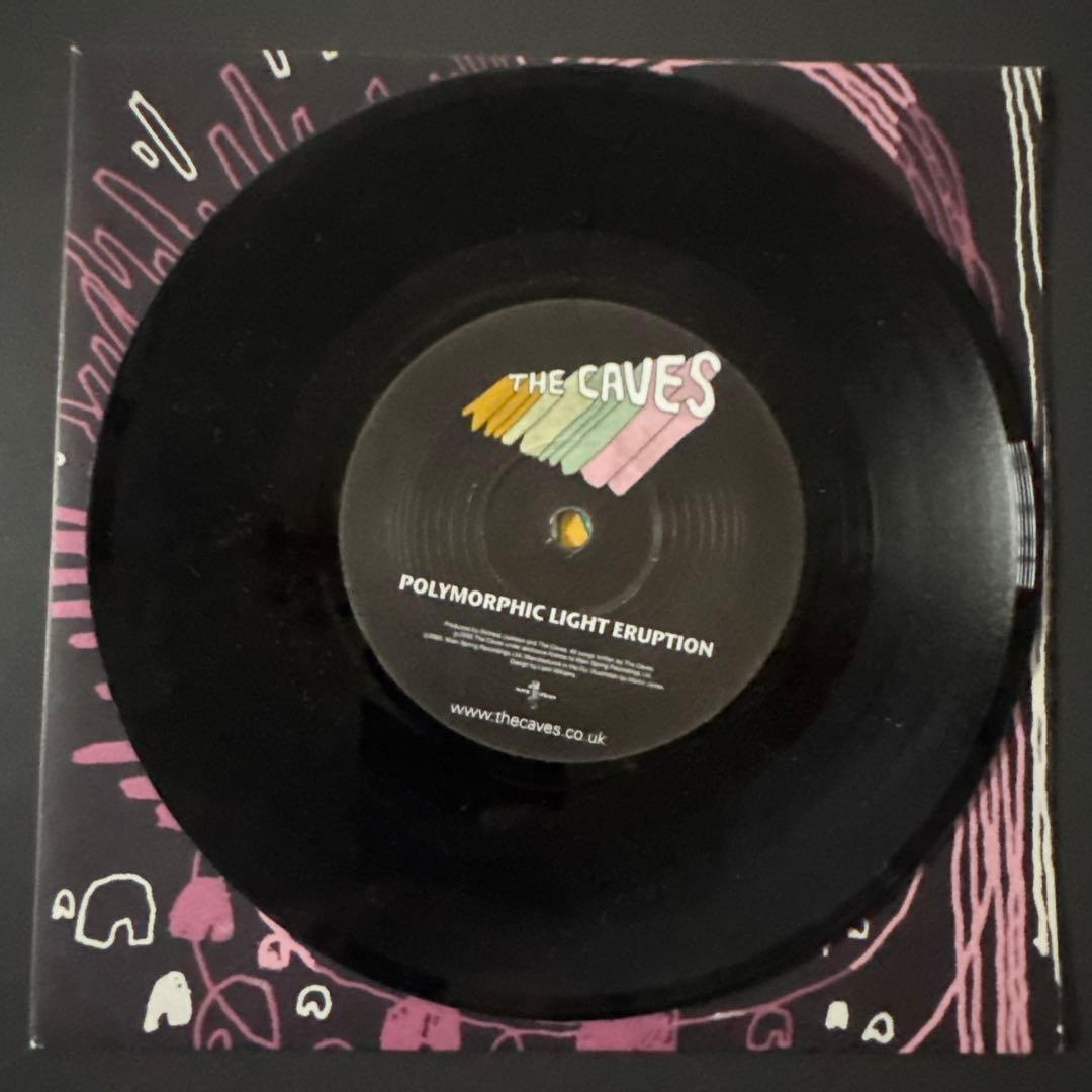 The Caves - Polymorphic Light Eruption 7" Vinyl Single UK Indie Rock