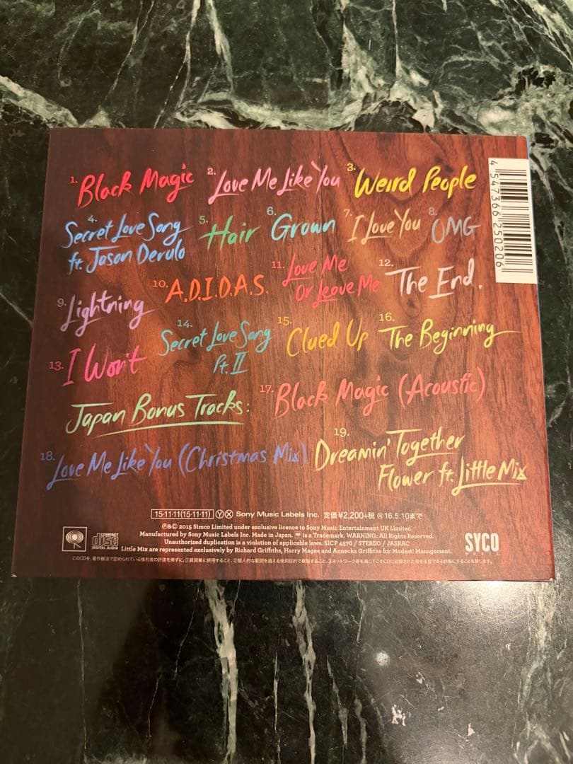 Little Mix Get Weird CD Japan Edition 2015 19 Tracks with Bonus Tracks