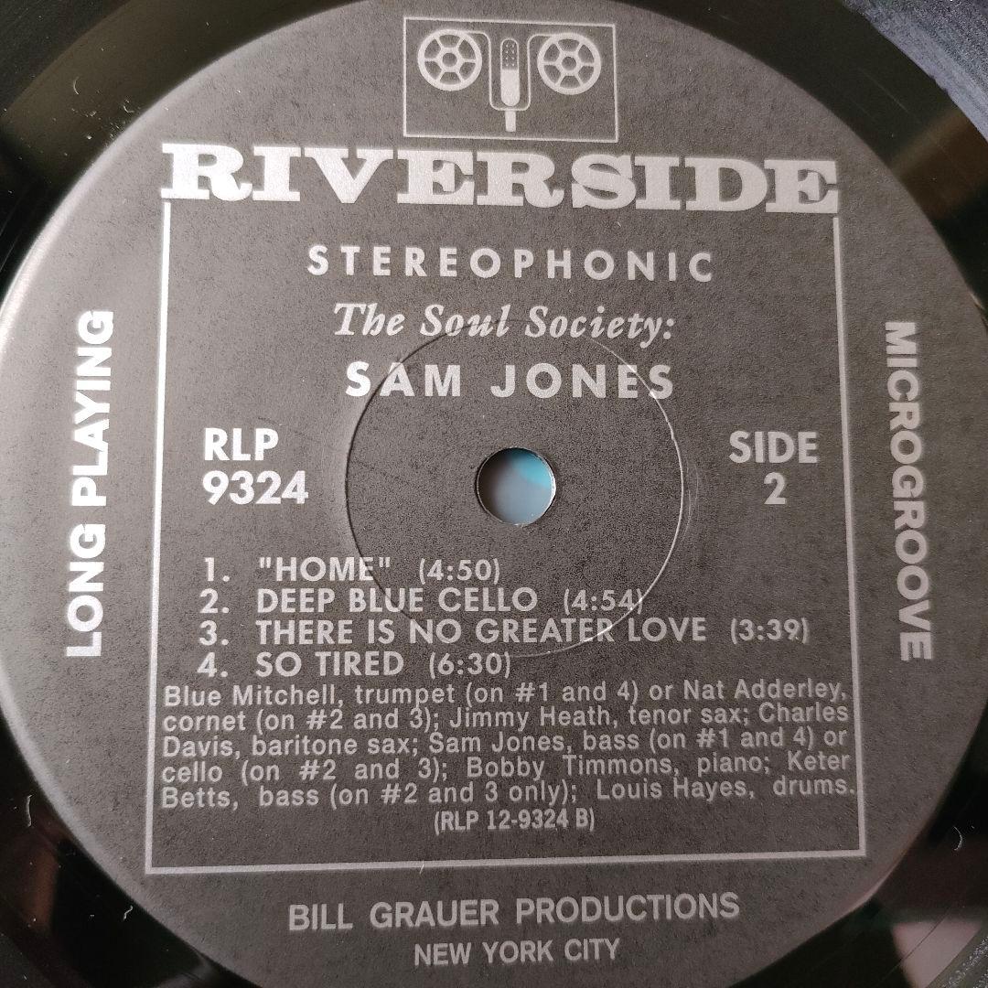 Sam Jones The Soul Society Vinyl LP Japan Pressing With Obi Jazz Masterpiece