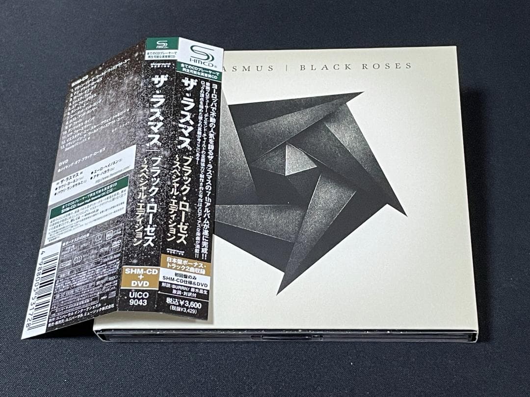 The Rasmus Black Roses SHM-CD+DVD Japan Press Limited Edition with OBI 2008
