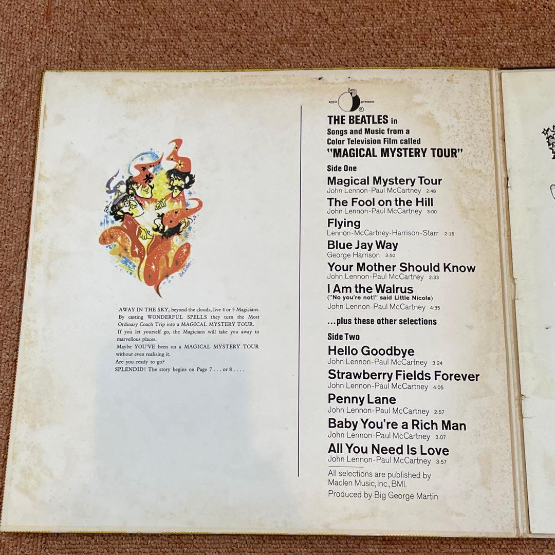 The Beatles Magical Mystery Tour LP 1973 Japan Toshiba Apple AP-9728 w/ Booklet
