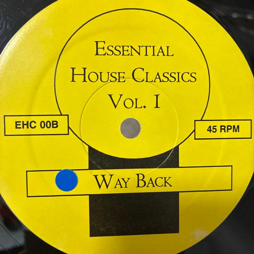 Essential House Classics Vol. I 12" Vinyl Adonis No Way Back Mission Control