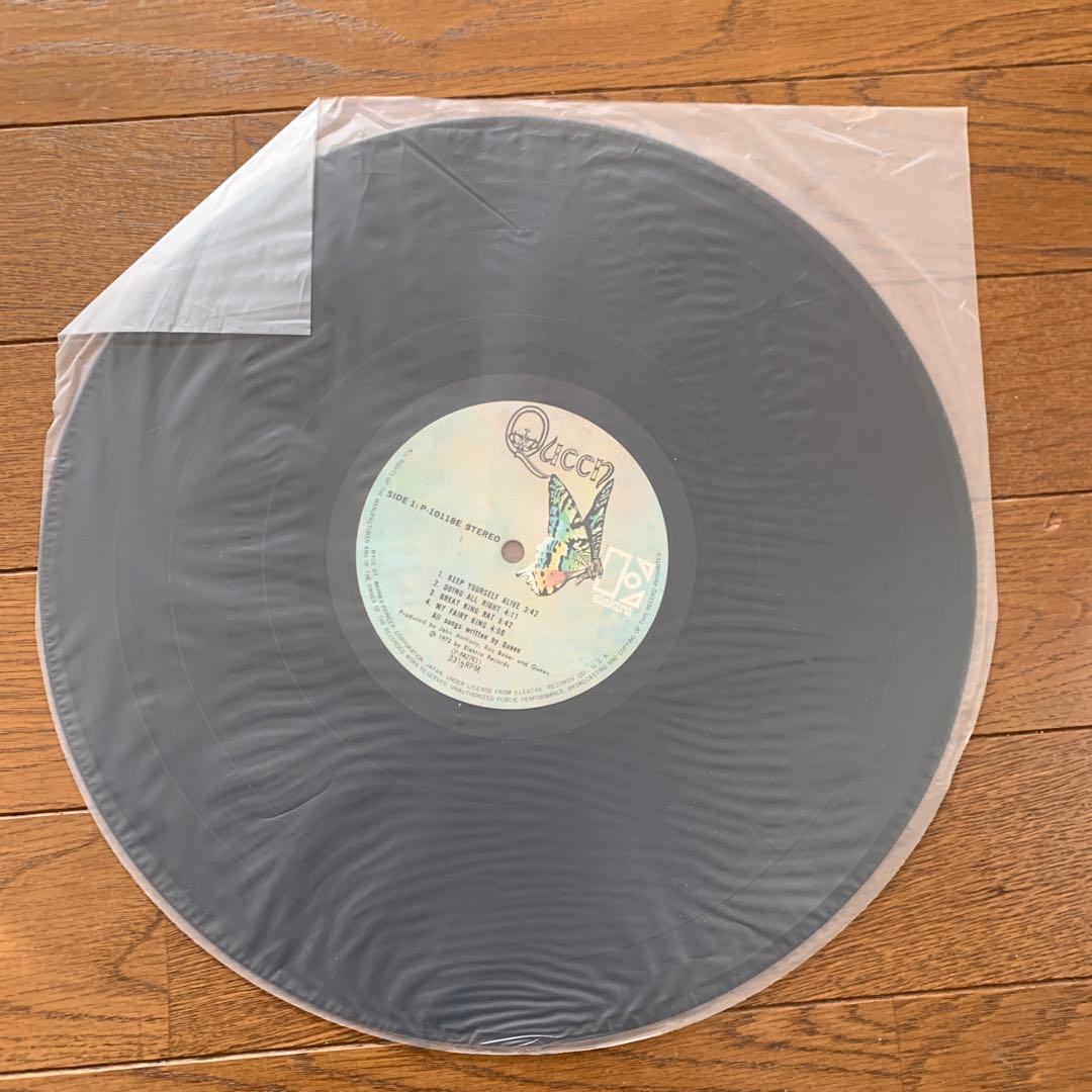 Queen - Queen (Self-Titled) Japan LP P-10118E Debut Album with Obi