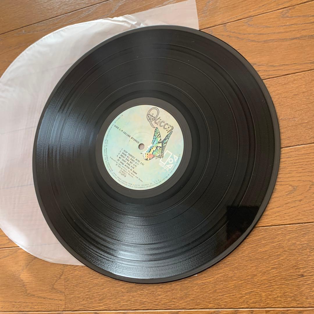 Queen - Queen (Self-Titled) Japan LP P-10118E Debut Album with Obi
