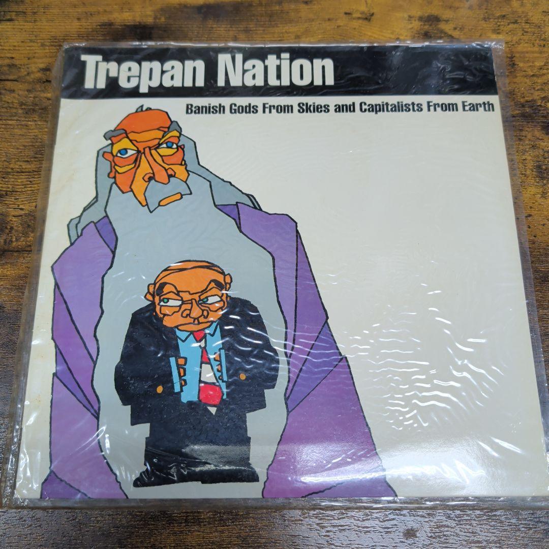 Trepan Nation - Banish Gods From Skies... Rare Purple Vinyl LP Punk Hardcore