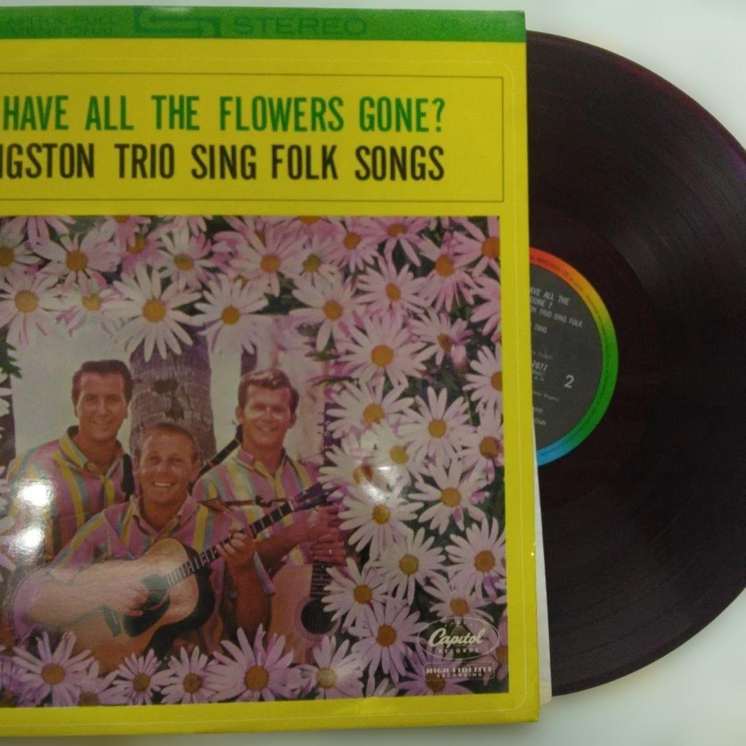 Kingston Trio - Where Have All The Flowers Gone? Rare Japan Red Vinyl LP 1964