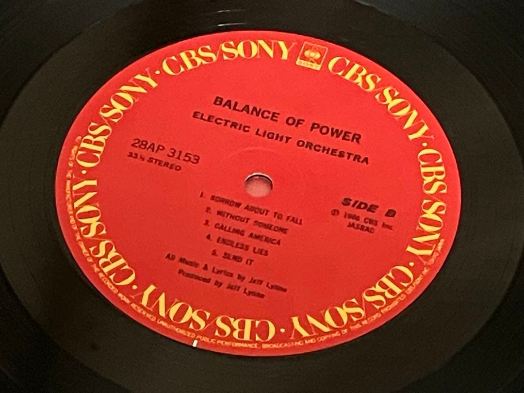 Electric Light Orchestra Balance of Power Japan LP Obi Shrink & Insert Excellent | Japansoundstore