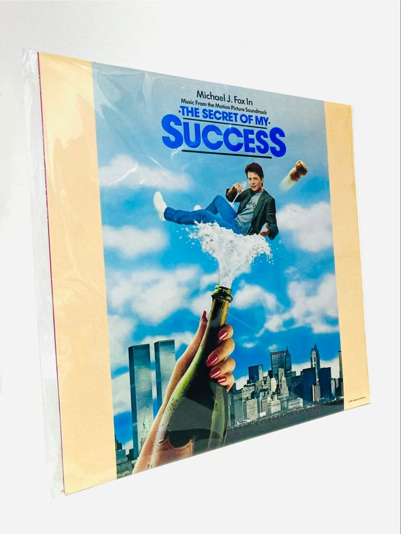 The Secret Of My Success OST Vinyl LP Japan P-13498 w/ Obi Michael J. Fox
