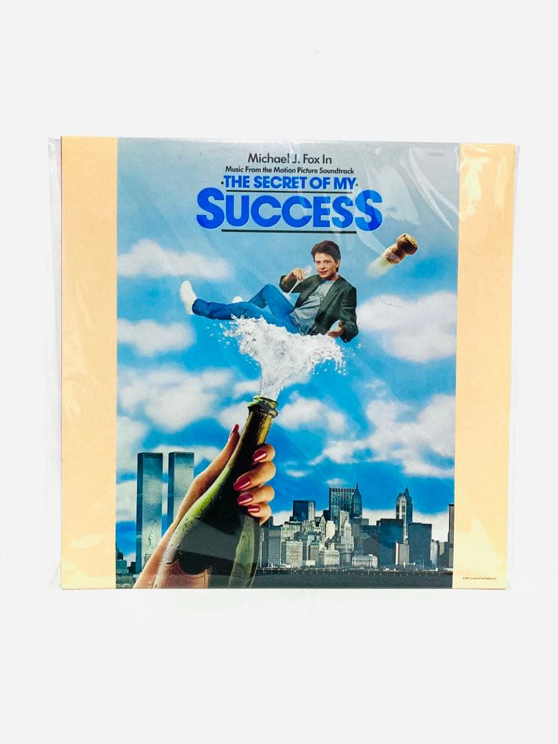 The Secret Of My Success OST Vinyl LP Japan P-13498 w/ Obi Michael J. Fox