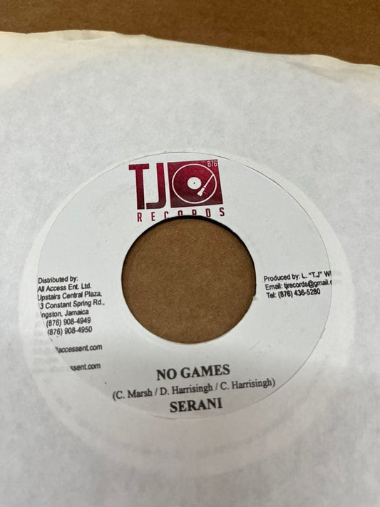 Serani No Games Dancehall 7" Record 2008 Hit Rare Vinyl Used | Japansoundstore