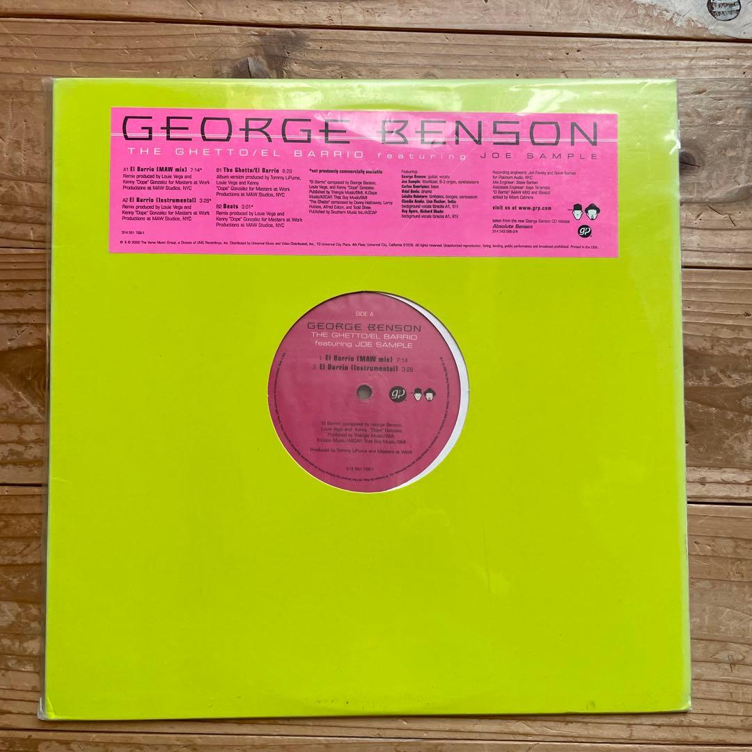 George Benson - The Ghetto / El Barrio 12" Single (2000) feat. Joe Sample