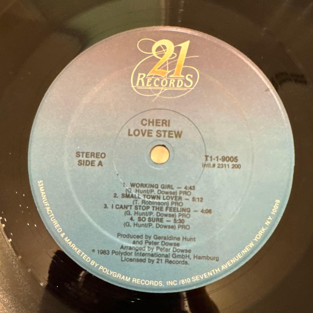 Cheri Love Stew Vinyl Album unopened 21 Records, R&B, Soul, Rare | Japansoundstore