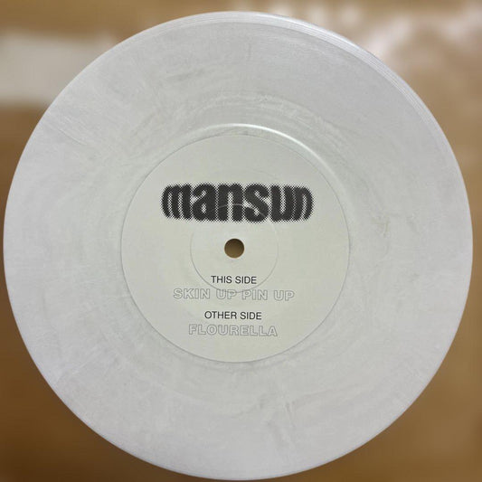 Mansun - Skin Up Pin Up / Flourella 7" White Marble Vinyl Rare Britpop Record