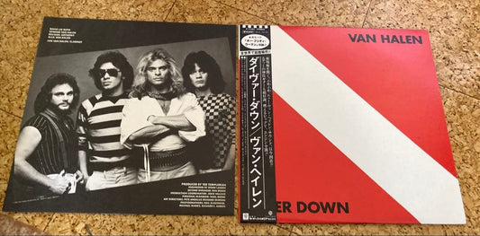 Van Halen - Diver Down LP Japan Pressing w/ Obi Strip, 1982 Hard Rock Vinyl