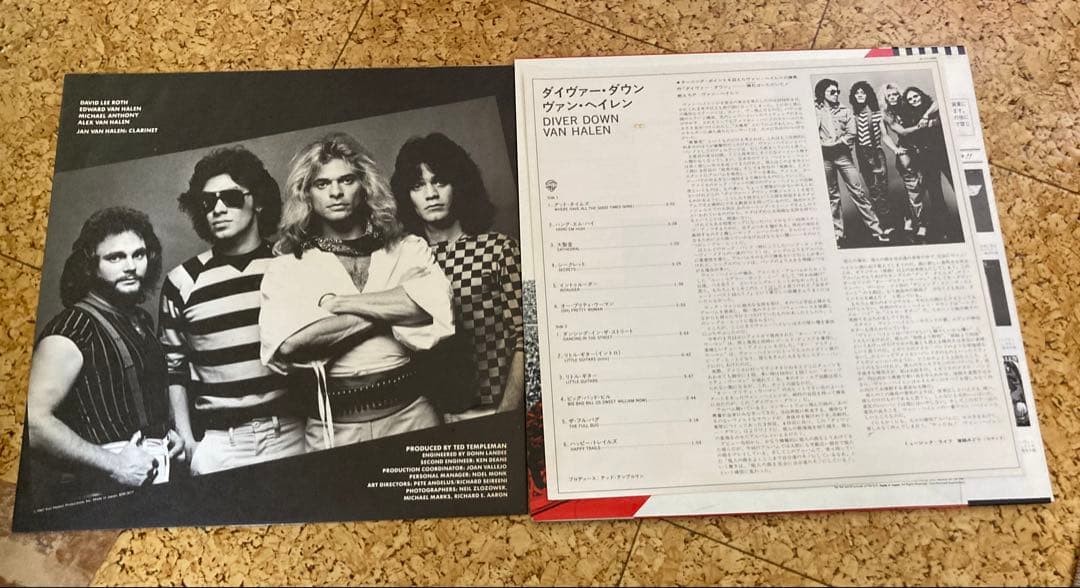 Van Halen - Diver Down LP Japan Pressing w/ Obi Strip, 1982 Hard Rock Vinyl