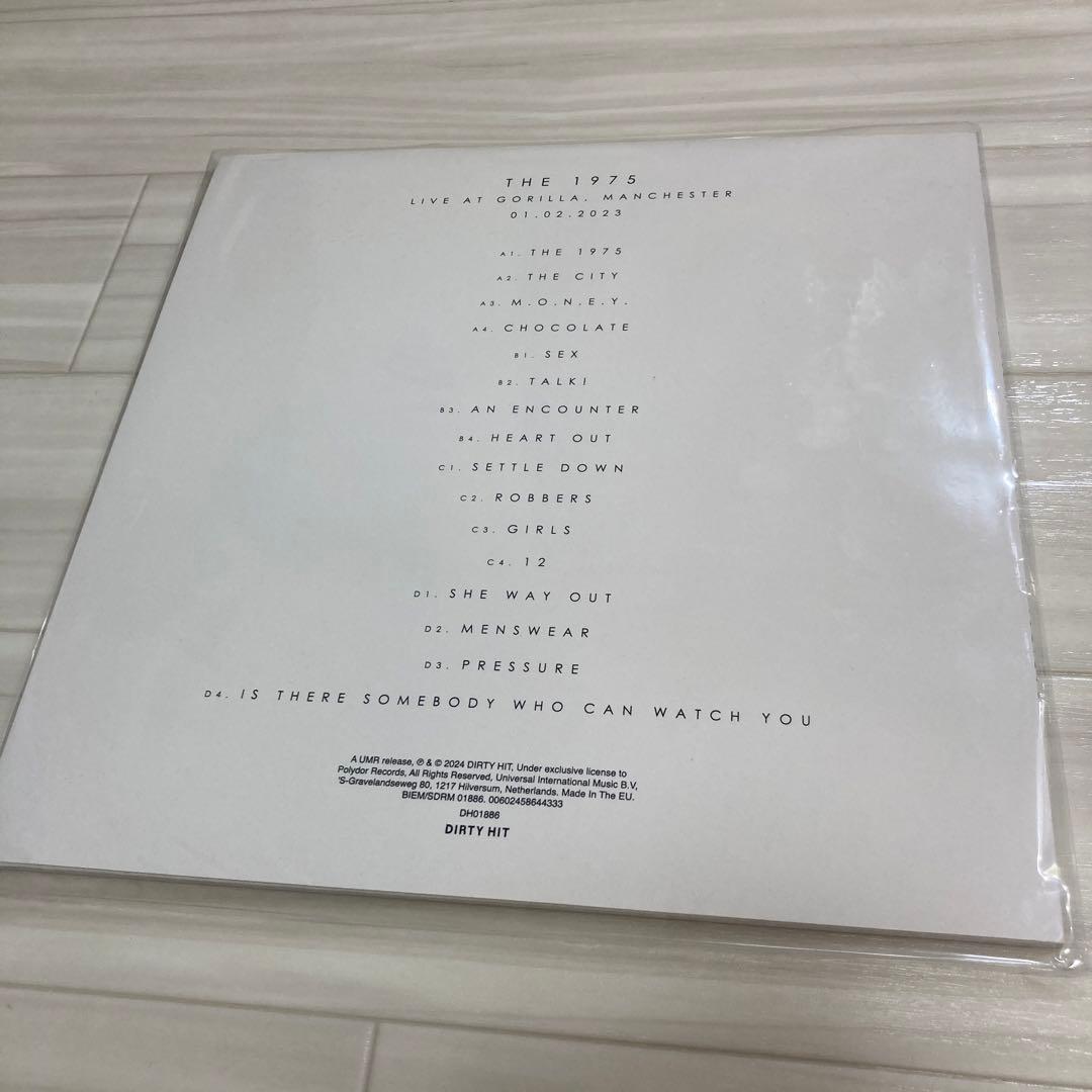 The 1975 Live at Gorilla 2LP White Vinyl Record RSD 2024 Exclusive Dirty Hit