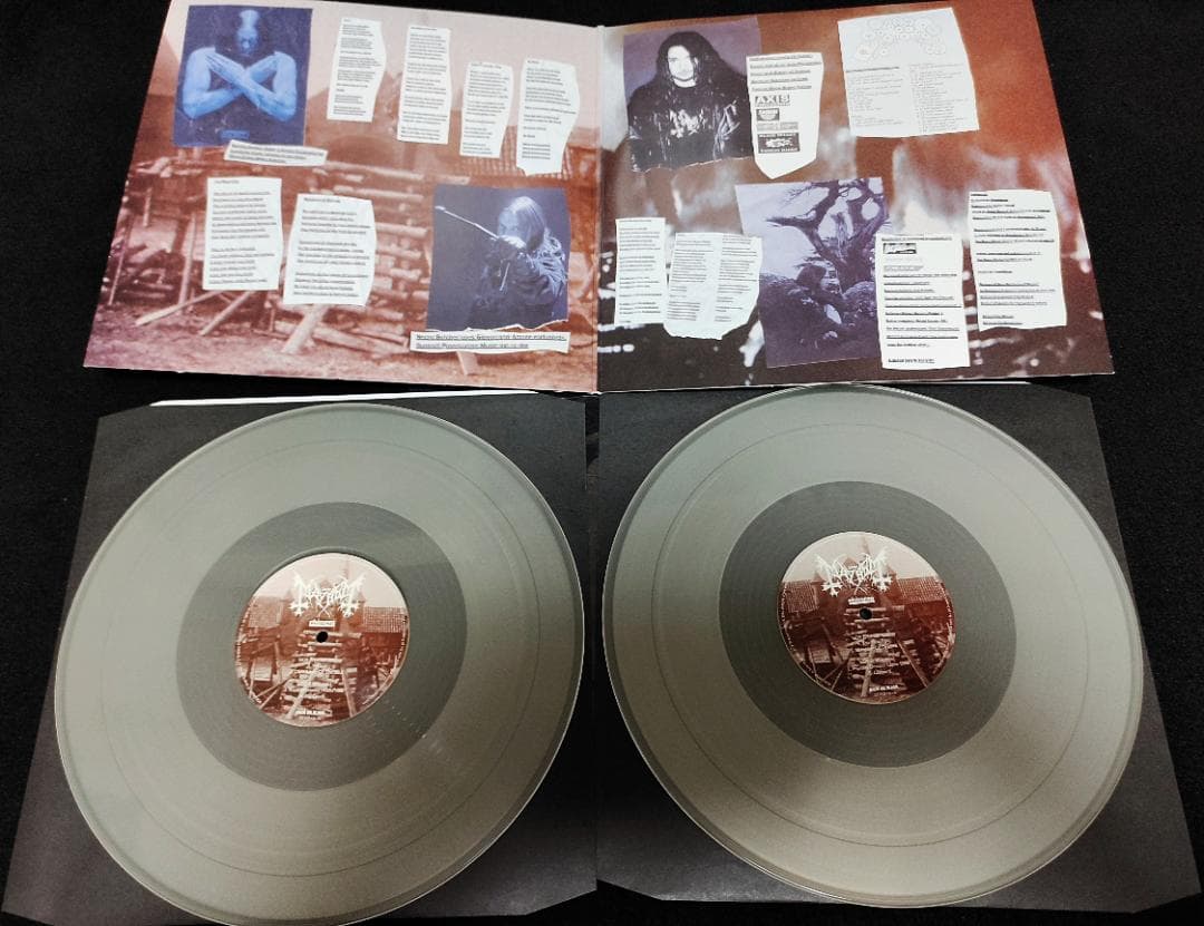 Mayhem - Chimera 2LP Clear Vinyl Gatefold Back On Black Reissue 2014