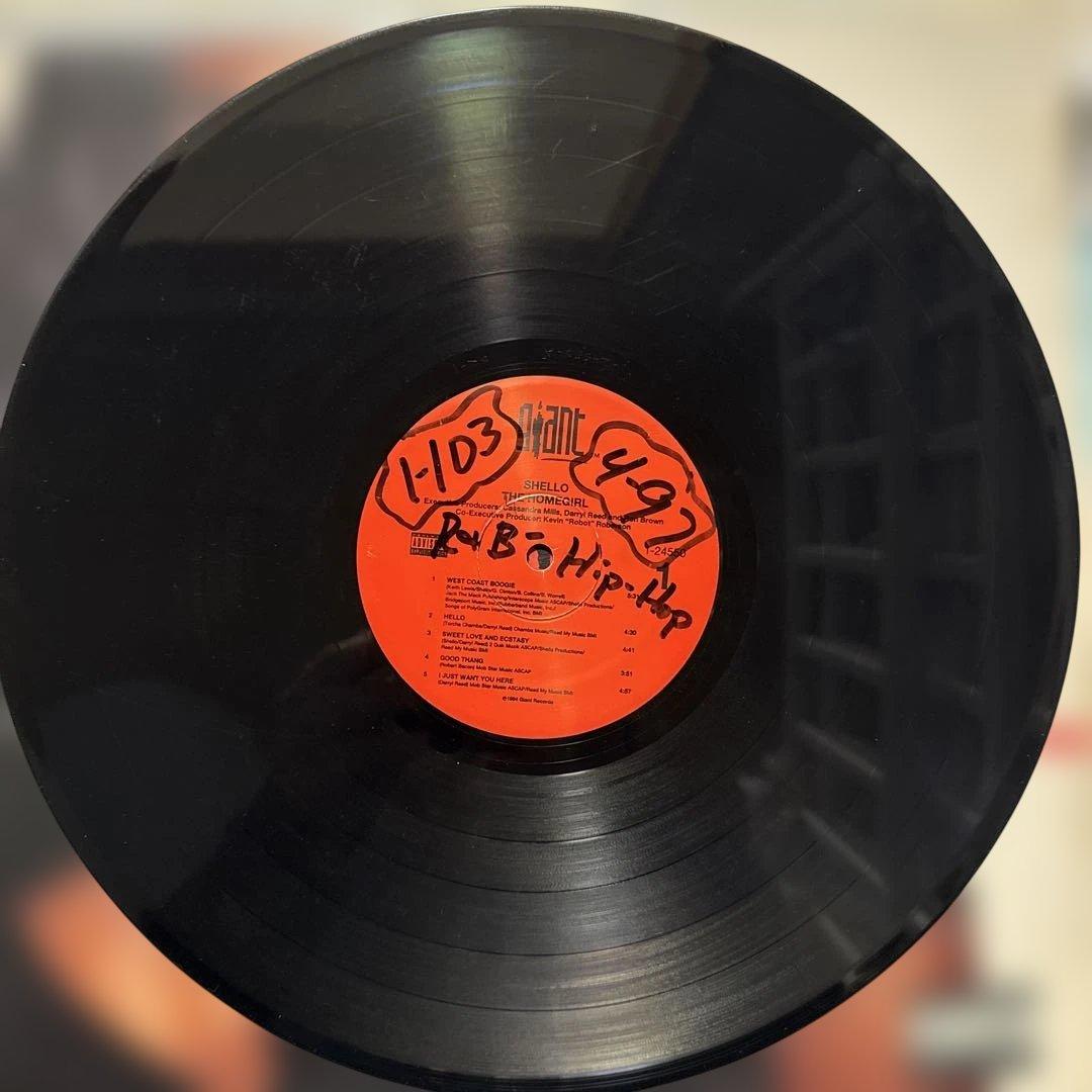 SHELLLO THE HOME-GIRL LP Record Black Used with Scratches | Japansoundstore
