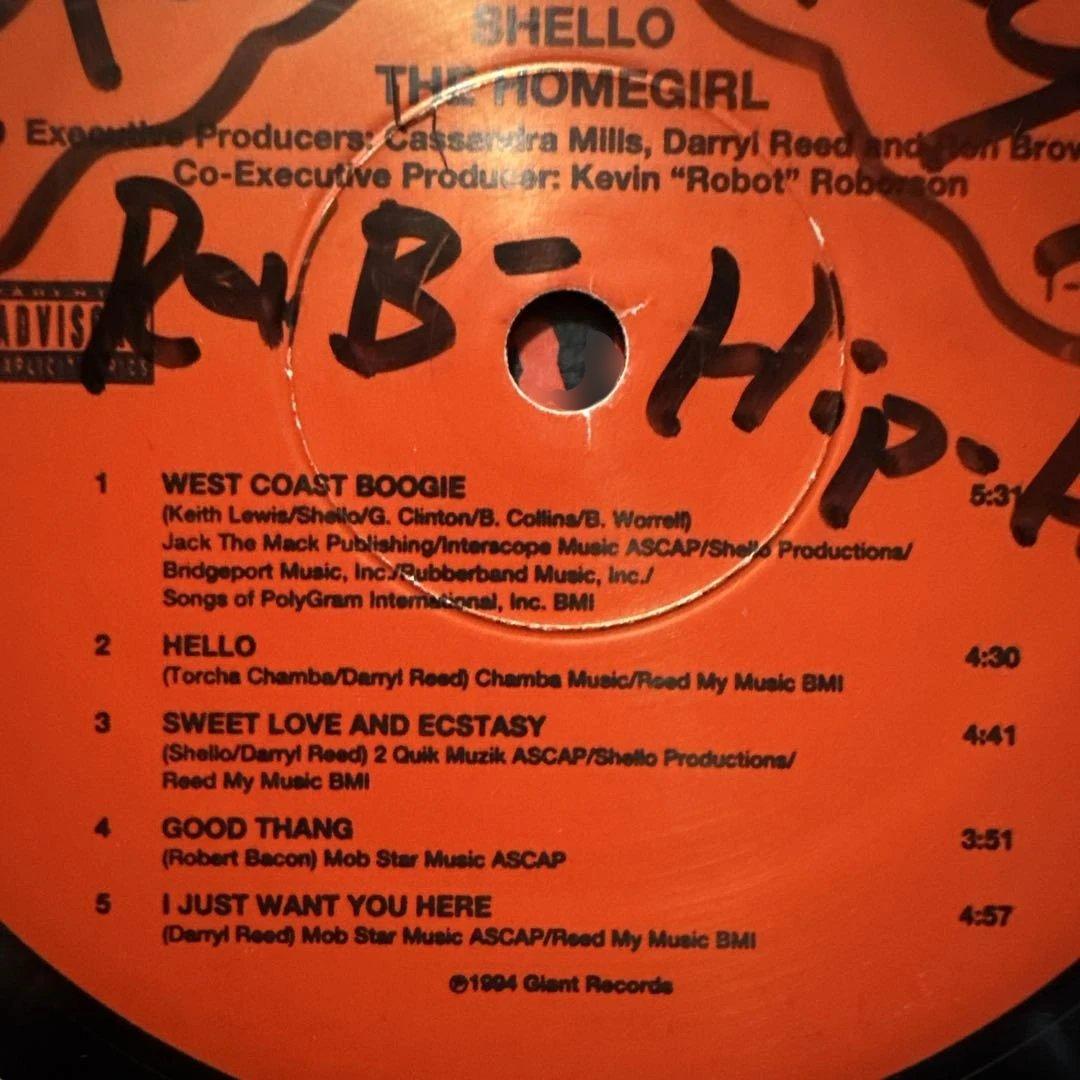SHELLLO THE HOME-GIRL LP Record Black Used with Scratches | Japansoundstore