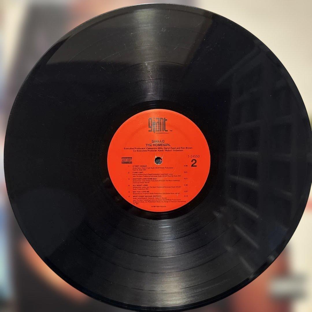 SHELLLO THE HOME-GIRL LP Record Black Used with Scratches | Japansoundstore