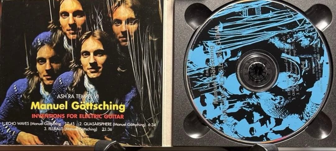 Manuel Göttsching - Inventions For Electric Guitar CD, 1998 Digipak Reissue